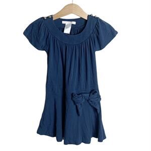 Janie And Jack Navy Bow Dress